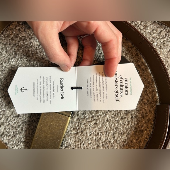 BrassBuckle Brown ratchet Belt make it yourself - Picture 4 of 9